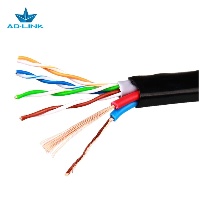 305M CCTV Siamese Cable with Power Cable Wire  UTP Cat5e Siamese Cable