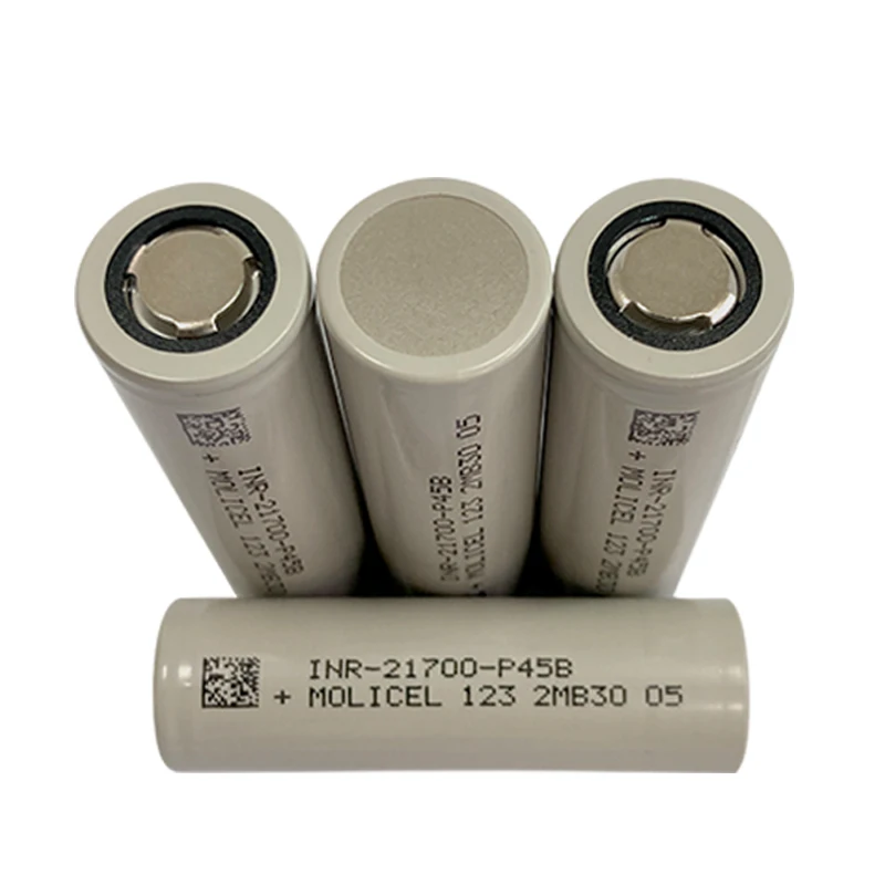 21700 4500mAh 10C High Rate Li-Ion Batteries 3.6V Rechargeable 21700 Molicel  Battery Cell