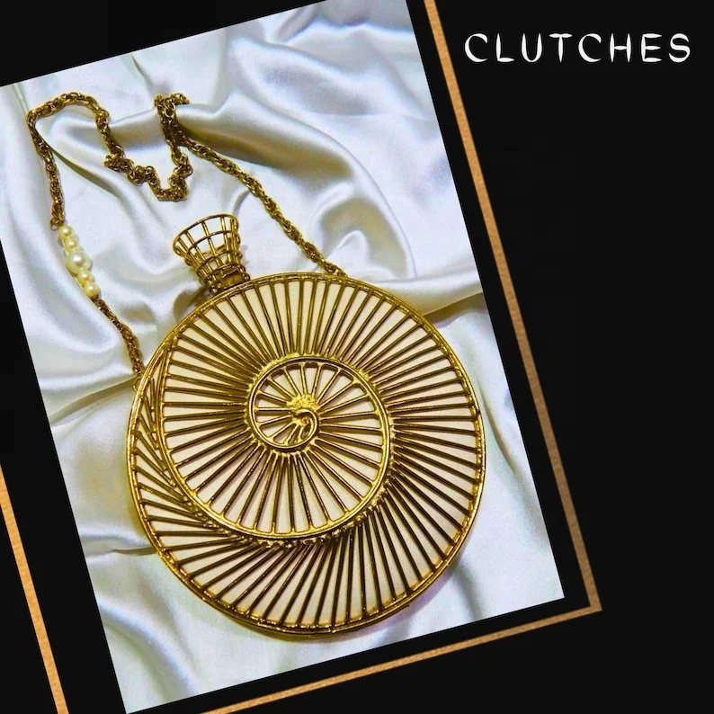 Exporter and Manufacturer of Round Luxurious Mother Of Pearl Handcrafted Clutch at Low Price for women by LUXURY CRAFTS