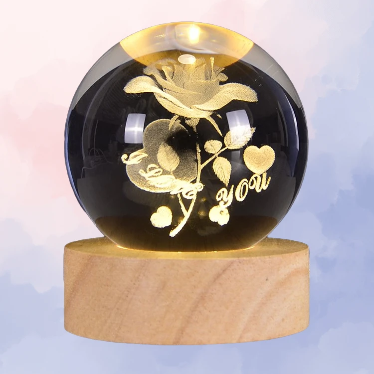 New release 2024 wholesale price Best Selling Table Led Most Popular Lighting For Children Crystal led night light