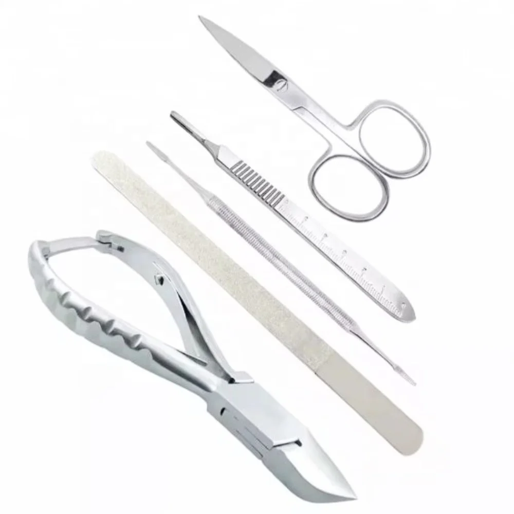 Professional Chiropody Podiatry Tools Heavy Duty Toenail Clippers KIT Stainless Steel