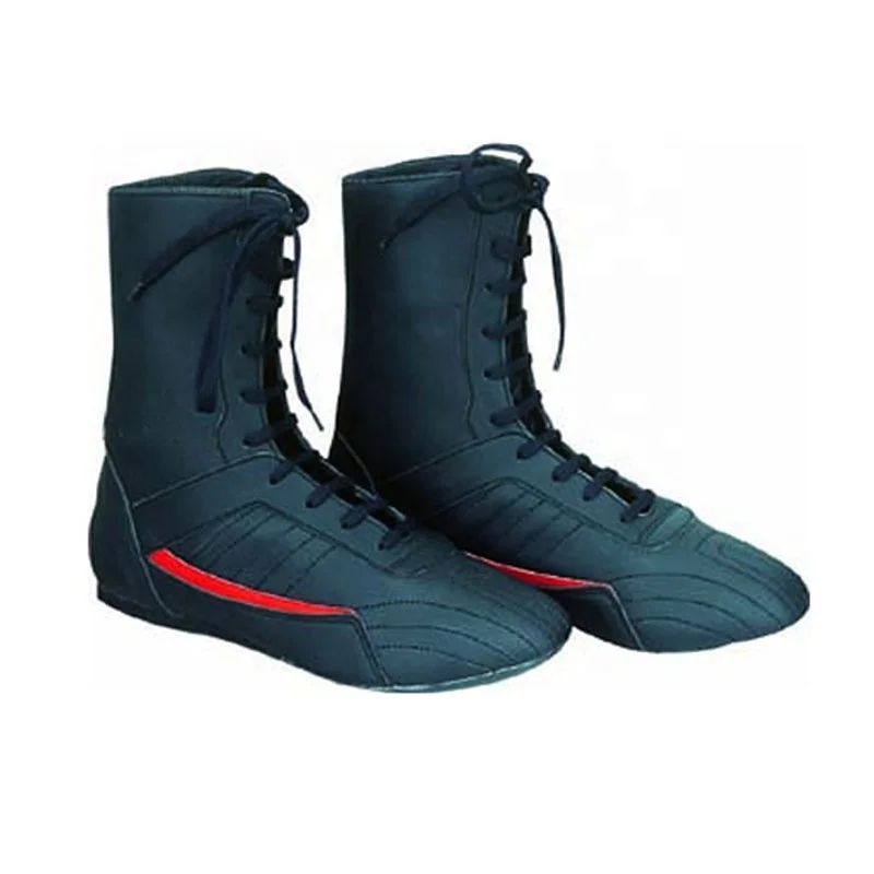 Боксерские ботинки на заказ профессиональные для борьбы боксерские мужчин резиновая подошва тренировок доступны с индивидуальным