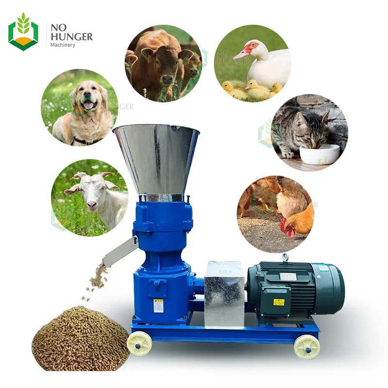 Feed Pellet Granulator Machine Animal Feed Pellet Milling Machine For Chicken Pig Rabbit Food