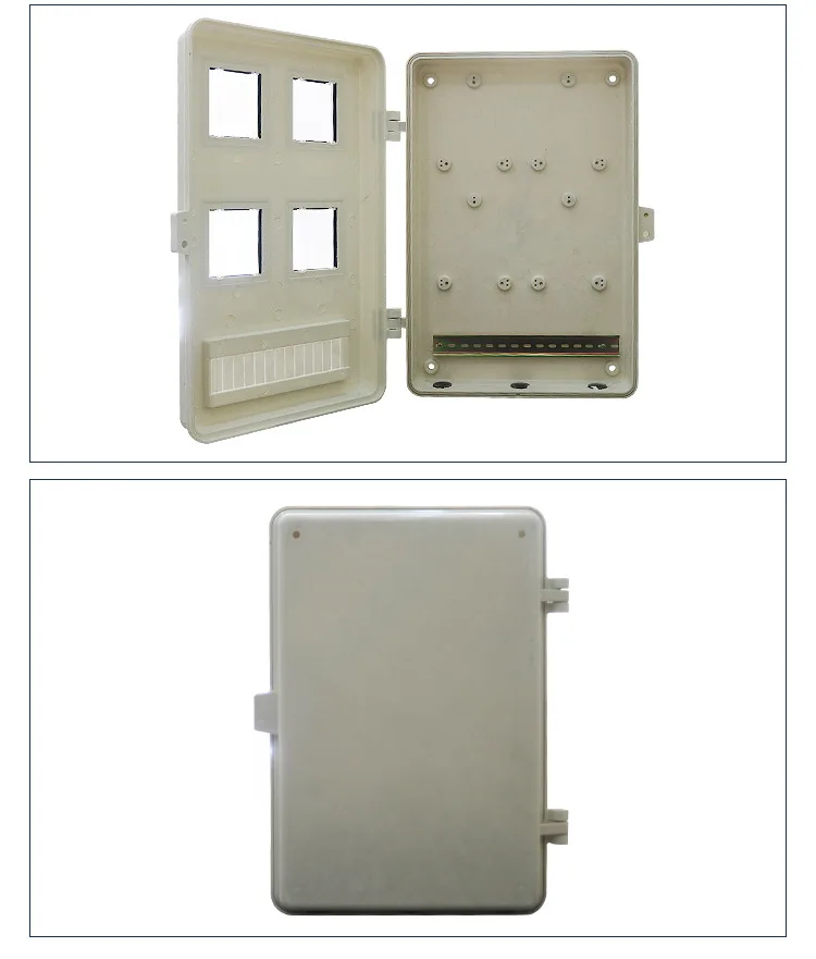 Manufacturer wholesale fiberglass electric meter box for 4/6 households, switch electronic outdoor rainproof electric meter box