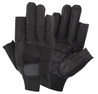 Shooting Gloves Outdoor Hunting Combat Tactical Gloves Driving Windproof Winter Warmer Leather Fishing Open Finger Shooter Glove