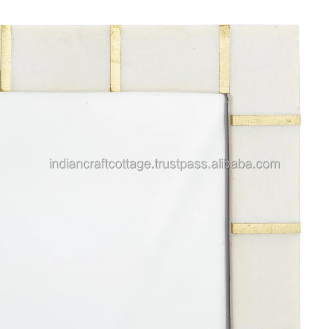 Resin Modern with brass picture frame