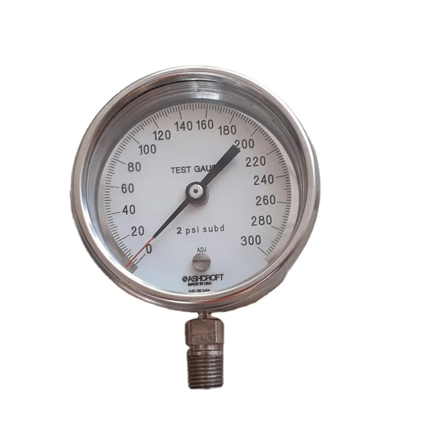 2 Psi Subd Test Gauge 0 To 300 Adj