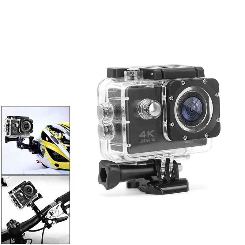Junnx G3 Action camera waterproof 4K 60FPS 8M HD LCD WiFi Waterproof