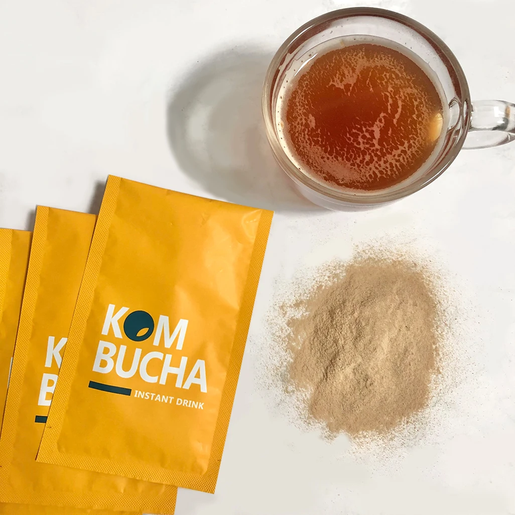 Natural kombucha powder detox enzyme drink slim tea beauty skin care OEM ODM available