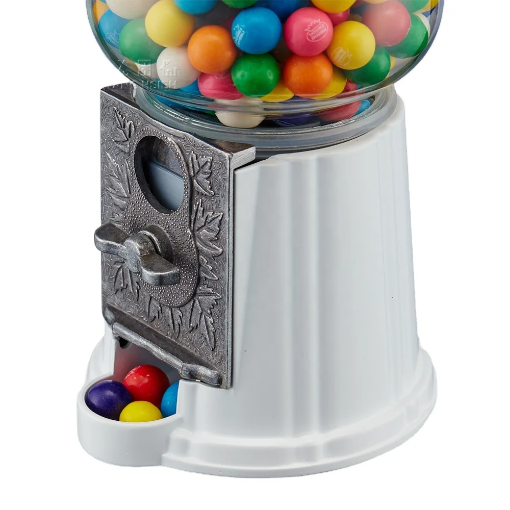 Kwang Hsieh Promotional 9 Inch White Gumball Machine for Sale