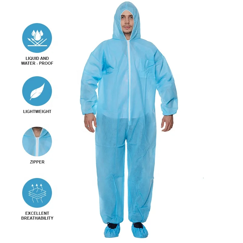 Wholesale Safety Coverall Suit Breathable Waterproof Coverall for Men Isolation Coverall for Painting