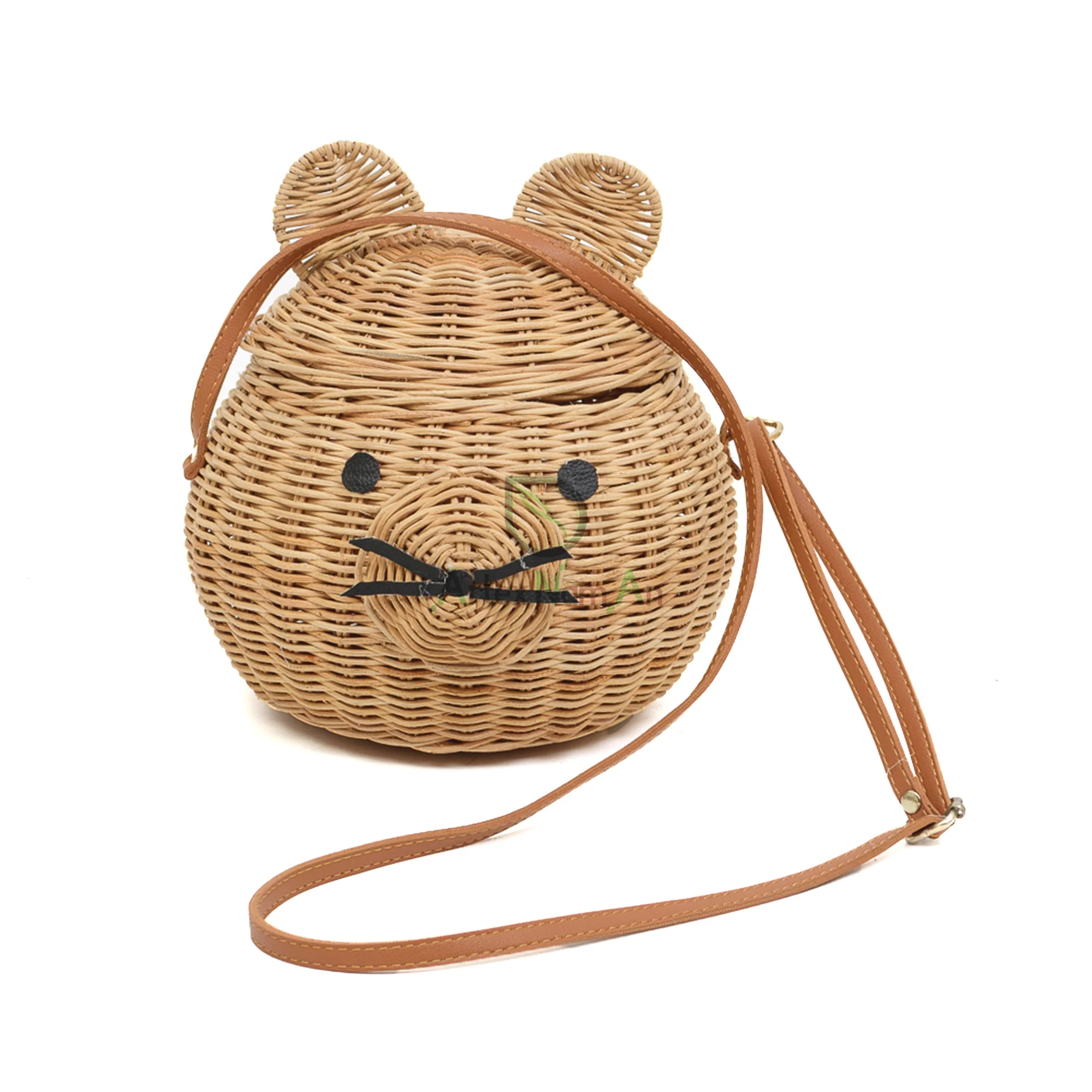 Vintage mini rattan luggage suitcases/wicker kids mini suitcases/rattan toy for baby & kids