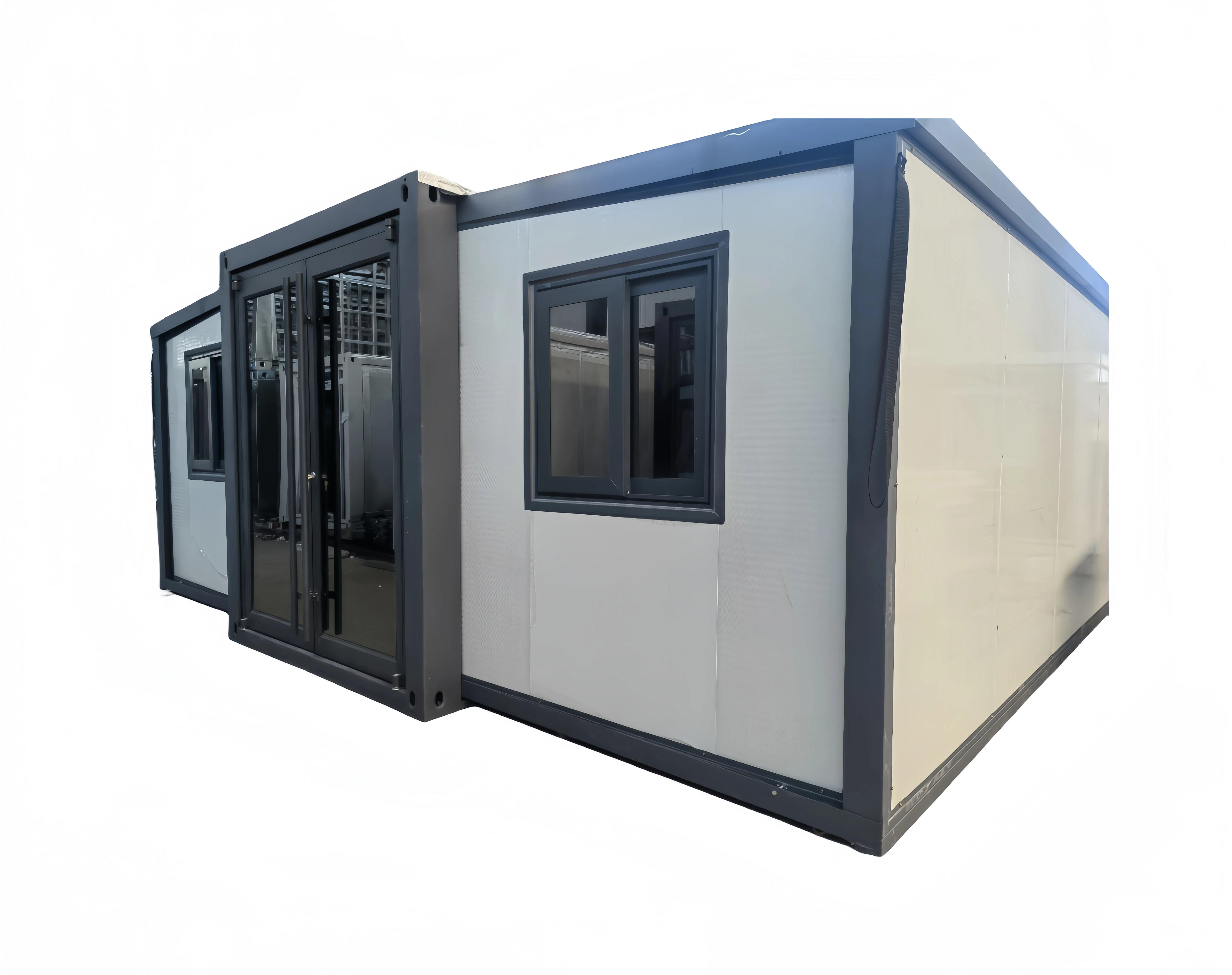 Portable Luxury Two Bedroom 20FT by 20FT Steel Prefabricated Modular Building Prefab Home Expandable Container House