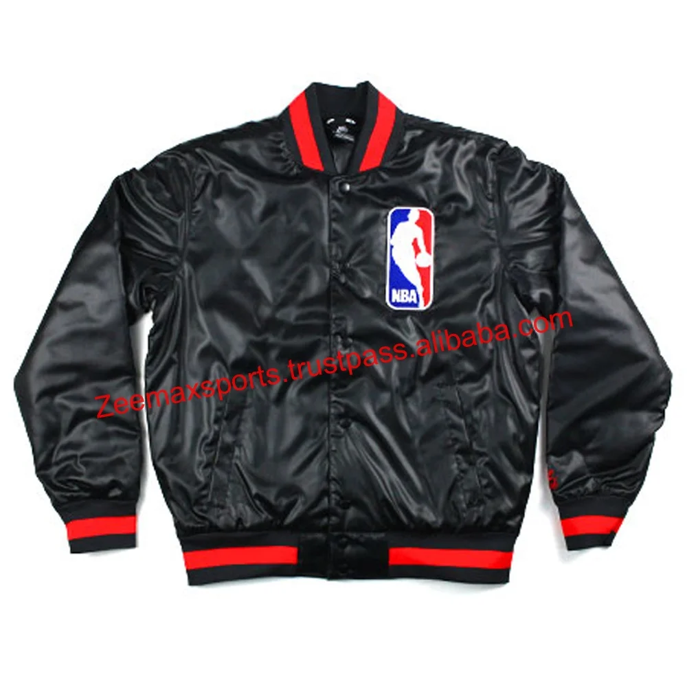 Custom Team Name Sports jacket / Wholesale Satin Jacket