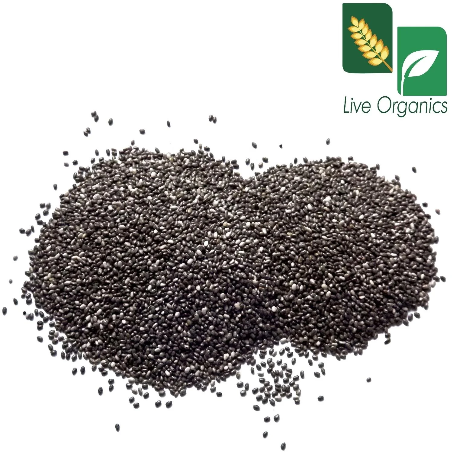 Black Chia Seeds - Natural & Organic - Grown in India - 95% Black Chia - Non-GMO - Ethically Sourced