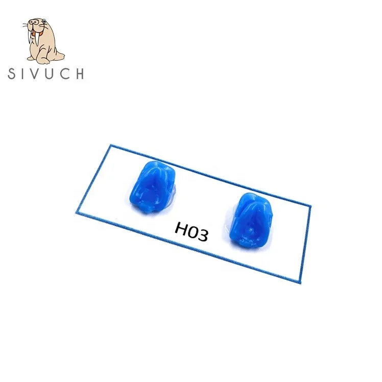 Blue tooth shape sprue wax dental