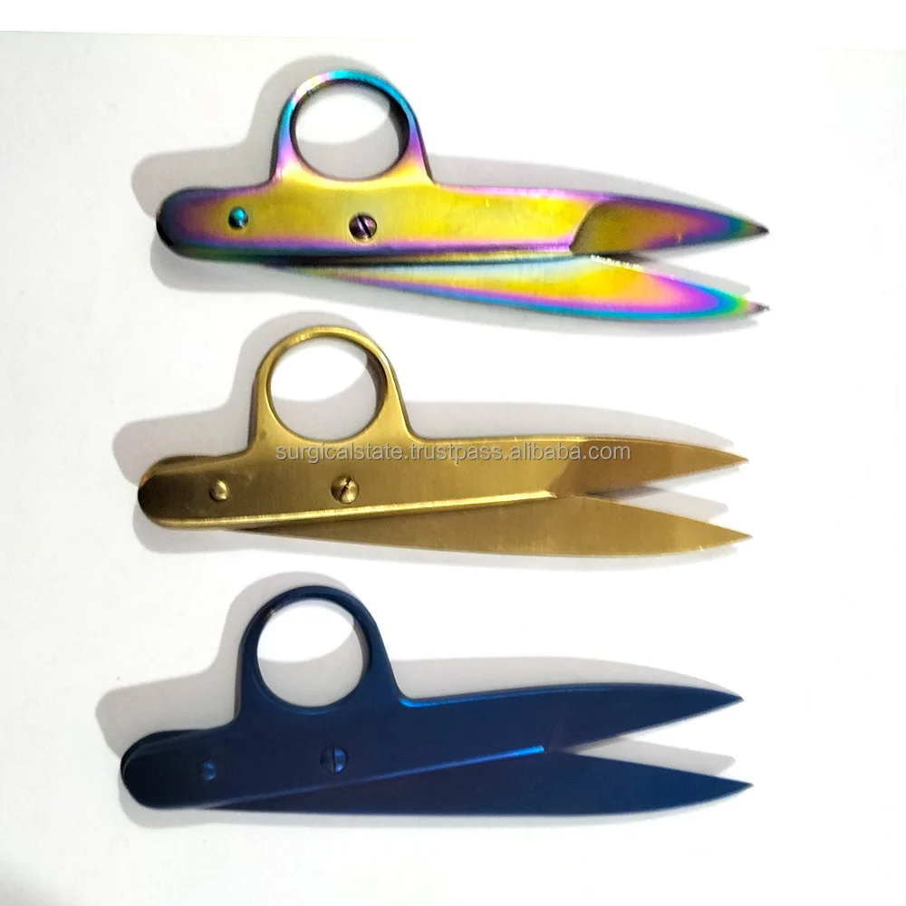 High Quality U-shaped Yarn Cutting Scissors Yarn Scissors Multicolor Handle Thread CutterThread Cutter