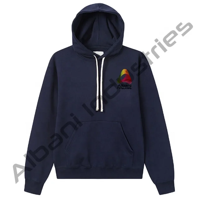 2021 Custom High Quality Unisex Blank Cotton Hoodie Streetwear Pullover Wholesale Cut And Sew Hoodies Manufacturer