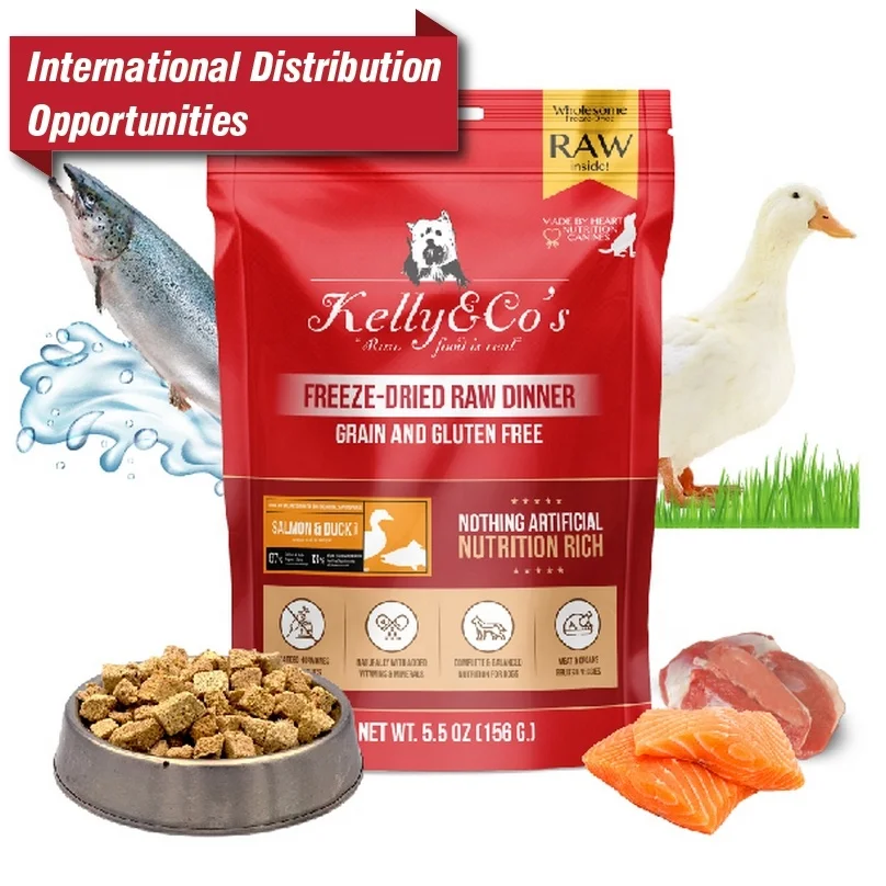 nutritious best choice freeze-dried pet food dry Kelly and co Freeze-dried Dog and cat Food palatability enhancer