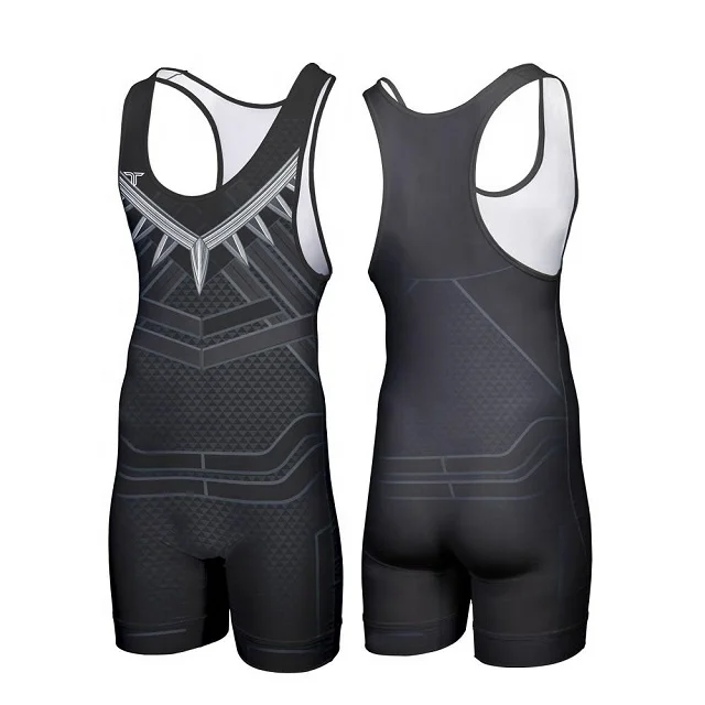 New running gym sets singlets  Cheap Customized Wrestling Body Suit, Wrestling Tights ribbed singlets