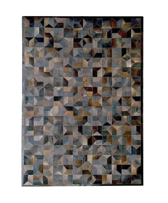 Gorgeous Design Cowhide Rugs Carpet Living Room Floor Decoration Carpets Unique Design Handcrafted Rug