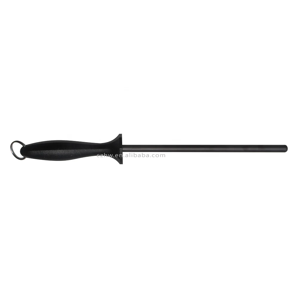Black ceramic knife steel sharpener sharpening steel