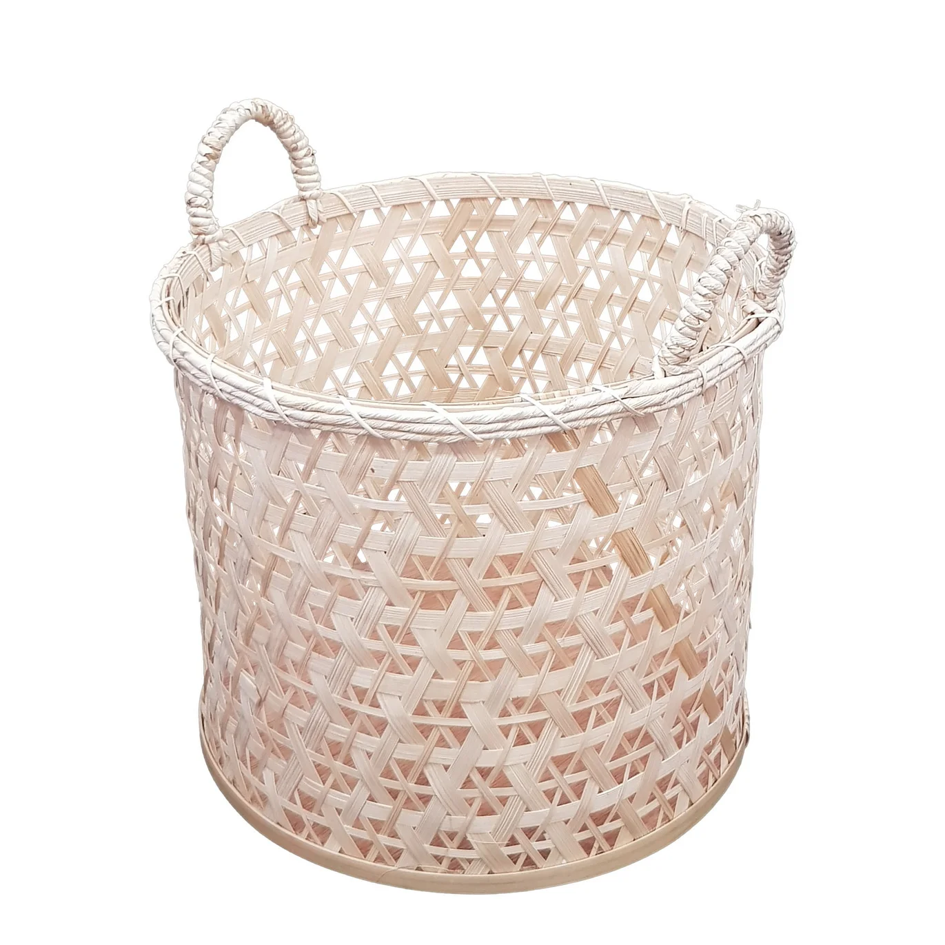 Big promotion woven bamboo basket nice storage basket for home kitchen plant top quality best price laundry storage basket