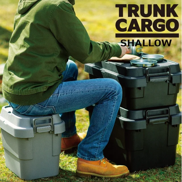 Easy to use and New divider stacking storage box shallow for outdoor , with lock handles