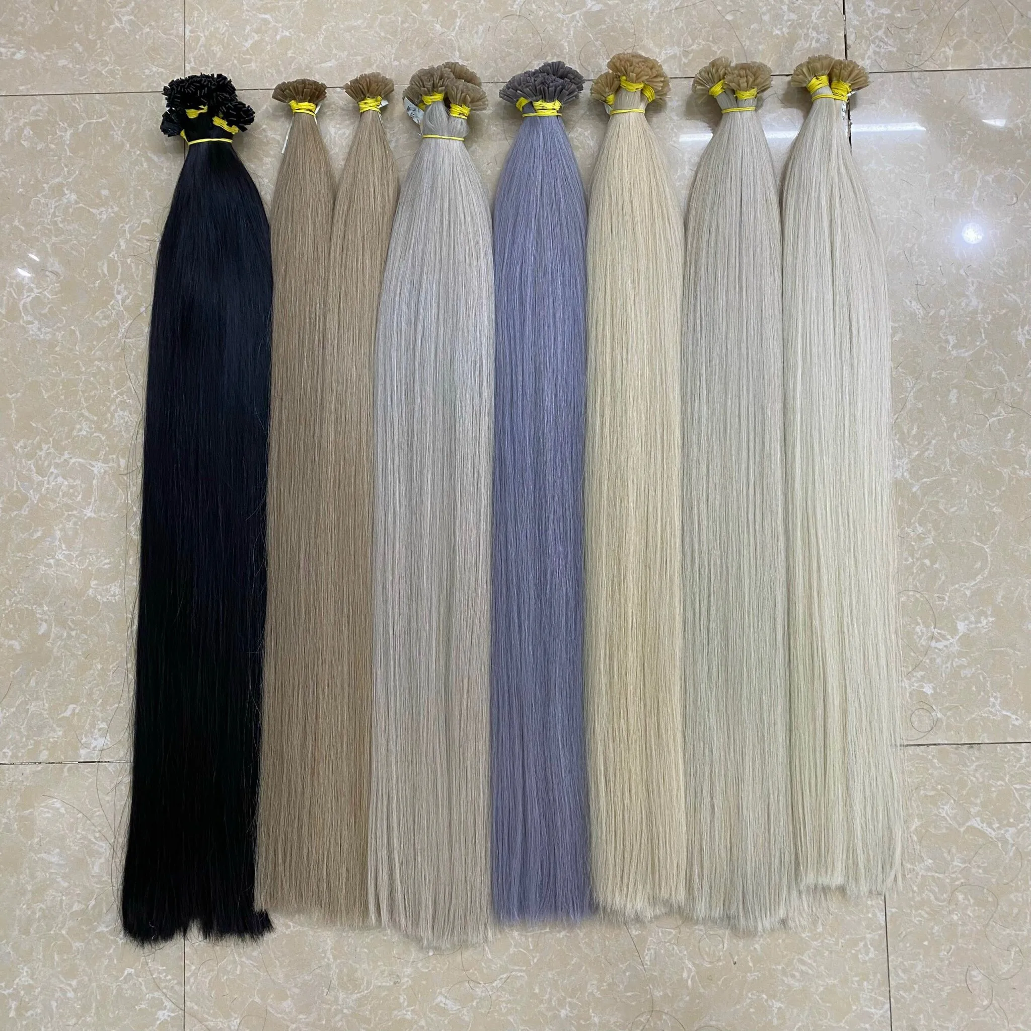 Natural straight Natural wave Colored Hair Bulk Top one cut raw vietnamese hair Human Hair wefts skin bundles Vietnam quality