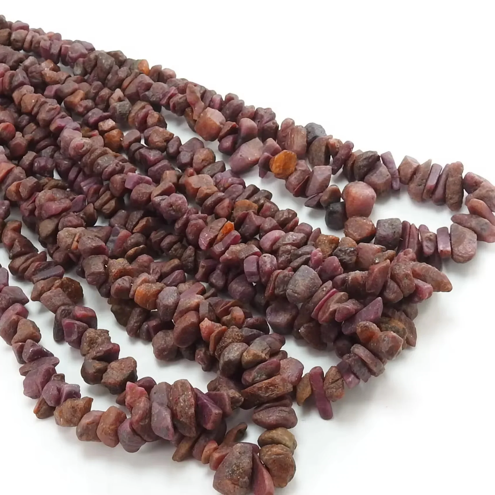 Ruby Natural Rough Bead Loose Raw Stones 16Inch Strand 11X5To5X3MM Approx Wholesaler Supplies