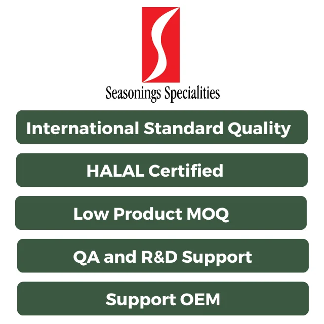 Malaysian Product HALAL Blended Chicken Seasoning Powder ISO, GMP, HACCP JAKIM (Halal) Supply Ability 80,000kg/month