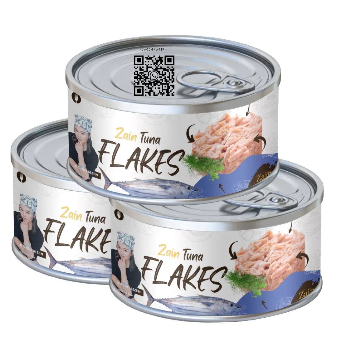 Zain Ajintai ZEN Chunk Canned Tuna Thailand wholesale high quality  Sardine Mackerel in Brine in Vegetable oil inTomato Sauce