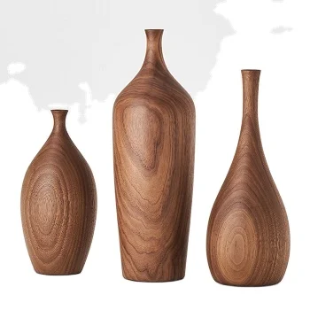 Новые современные деревянные металлические вазы с изображением цветов 1 и 3 для дома гостиной столовой декоративные производство из индии