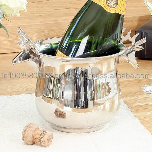 Hotselling Latest Model Ultra Luxury Brass Wine Cooler Bucket use for Home Garden Party Hotel in wholesale price