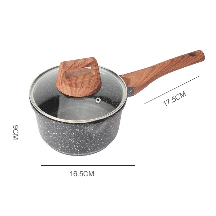 Домов Новое поступление кухонная посуда сковорода для приготовления пищи 4 QT с крышкой антипригарная глубокая