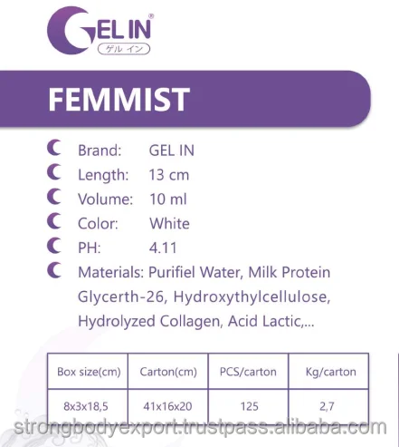 Top Sale 2024 Gelin Fem Mist Vaginal Perfurme from Japan hot must have femenie care solution in vagina