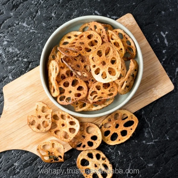 Хрустящие фрукты 100 натуральные вкусные сладкие чипсы с корнем ореха лотоса от