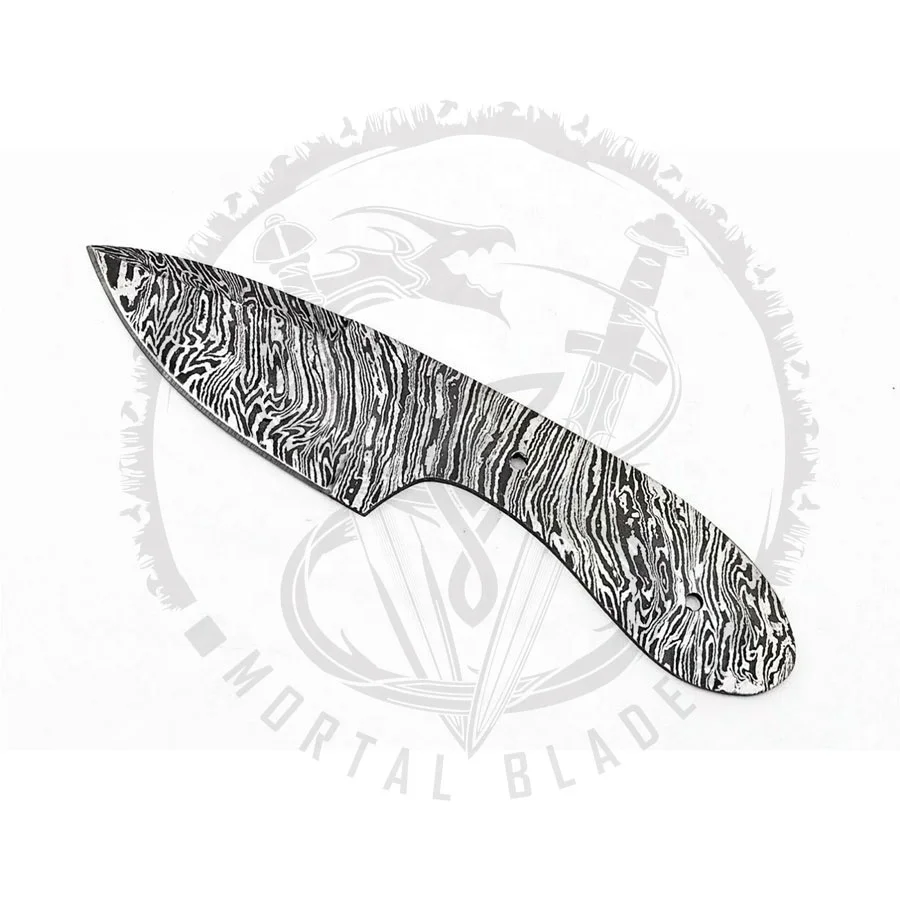 Professional Damascus High Quality Steel Blank Blade Knives Hunting knife Blank Blades For Sale