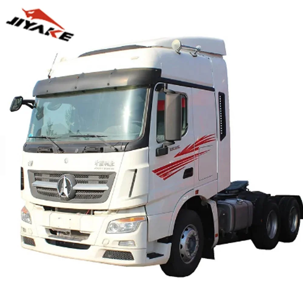 12 Fast Automatic Euro 2 / Euro 3   Manual  Ng80 6x4 Beiben 420hp Tractor Head Truck