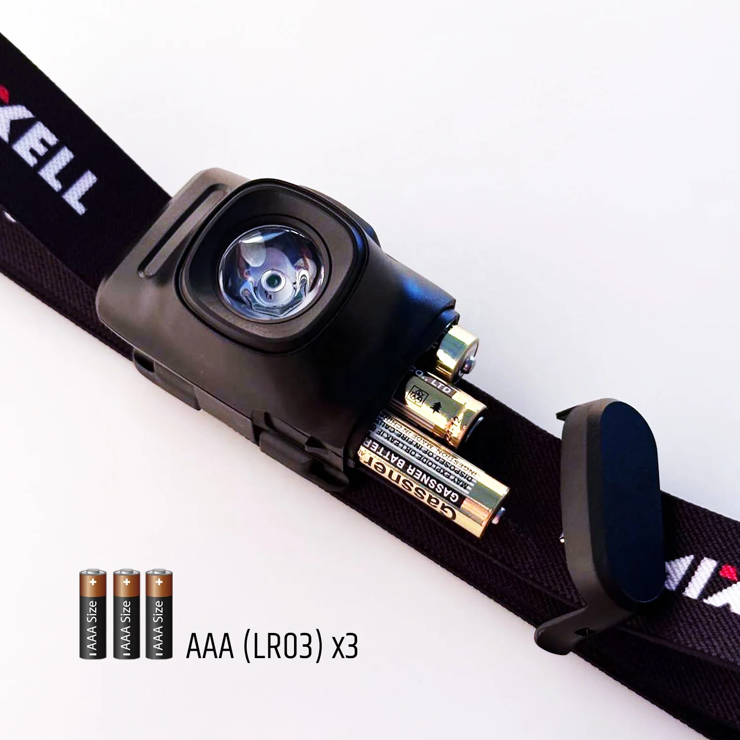 New Arrival 2024 350 lumen Dry Battery Operated AAA LR03 LED Headlamp Flashlight
