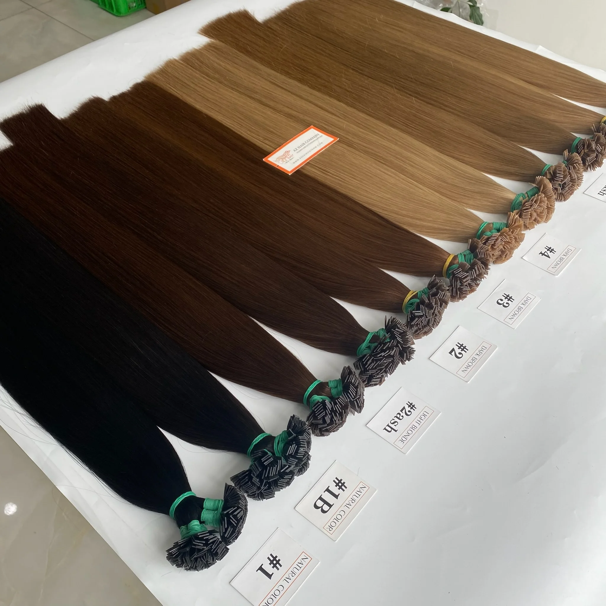 Качественные накладные волосы темно-коричневые #7 цветов 100% натуральные Remy Вьетнам оптовая цена фабрика