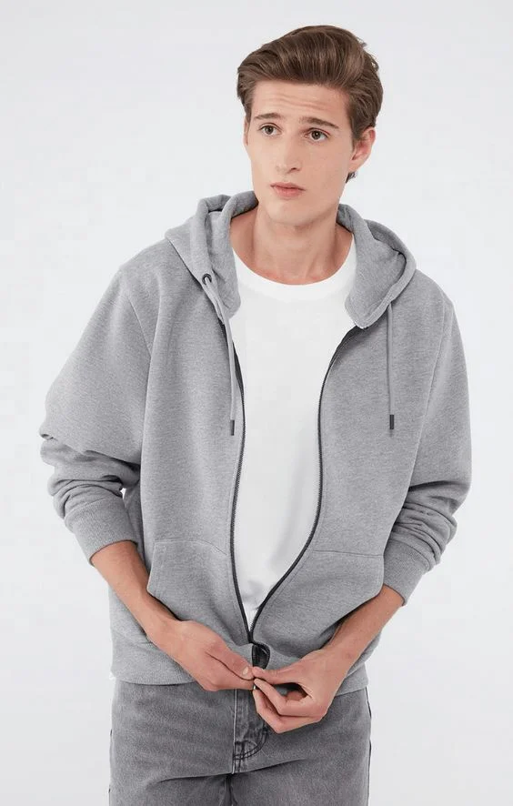 Custom Made 100% Cotton 300 GSM Hoodie High Quality Cheep Price Factory Made Zipper Hoodie