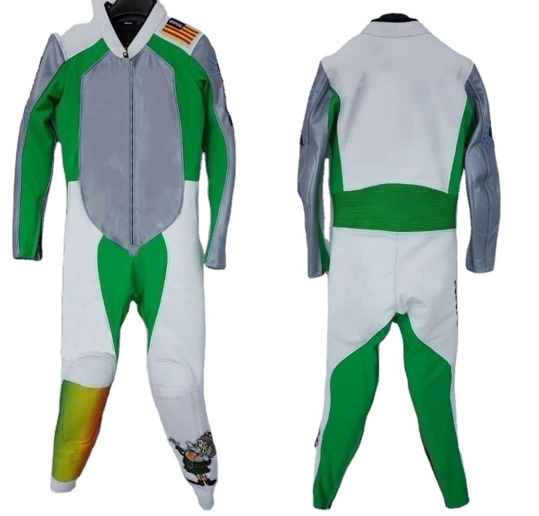 LONG BOARD DOWNHILL SUIT SKATE BOARD LEATHER ONE PIECE SUIT