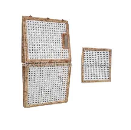 Folding Cube Basket-  Natural Rattan Square Basket - HJ RB037 REco friendly Home Decorative Storage Basket - OEM, ODM -HJ RB037