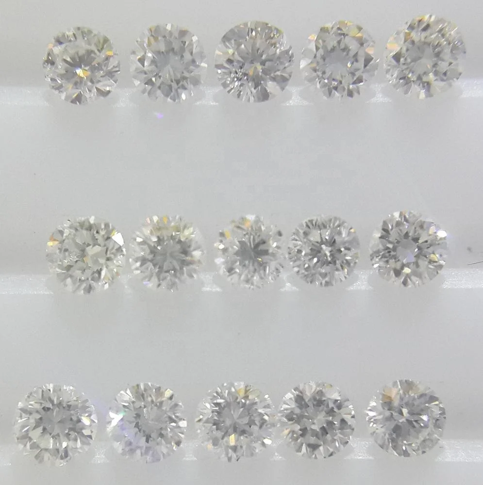 VS Clarity G Color 1 carat 1mm Natural Loose Brilliant Cut Diamonds Round Clean White for Setting Fire