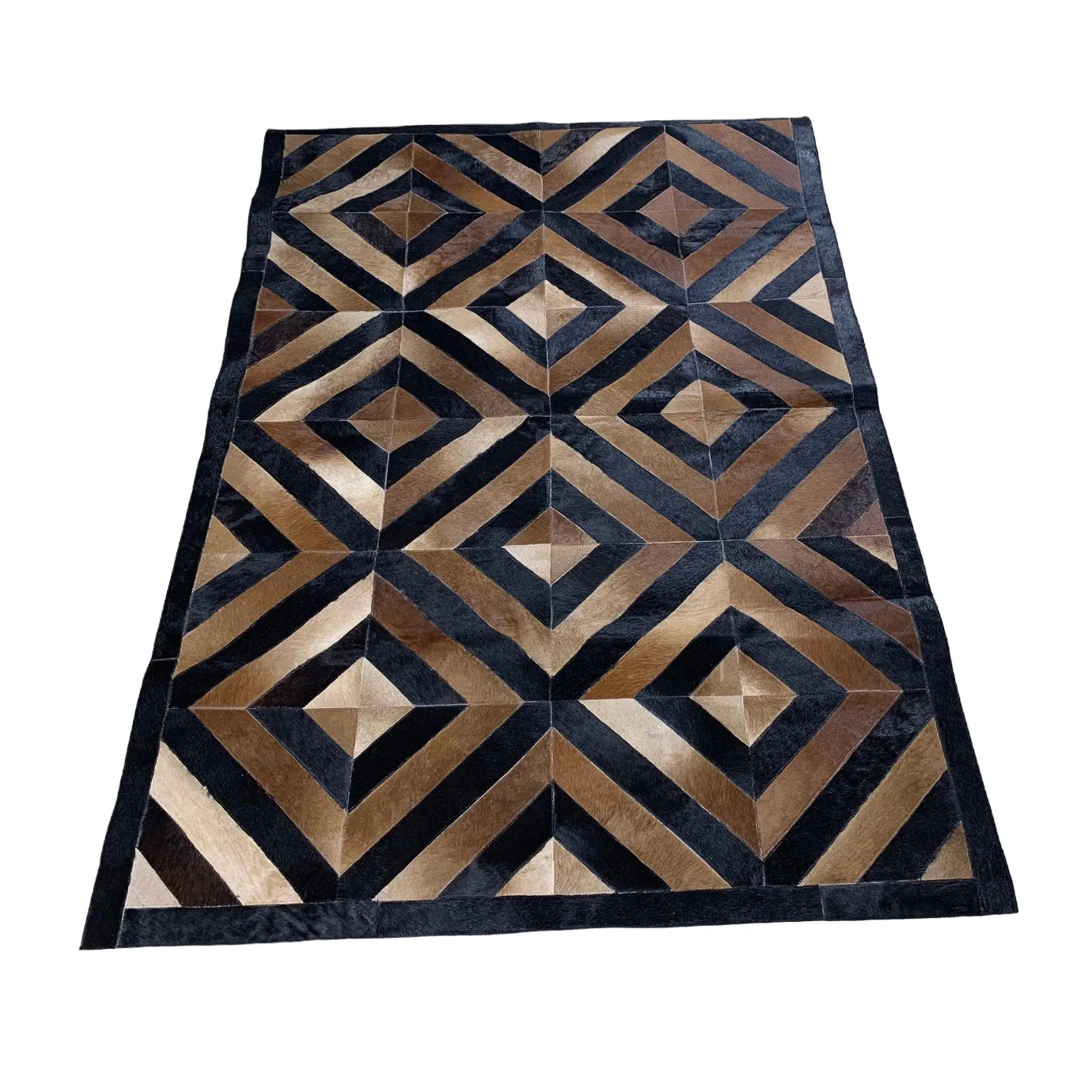Top Quality Leather Carpet Best Buy Handmade Checkered Floor Pattern Rugs For Home & Hotel at best price carpets & rugs leather