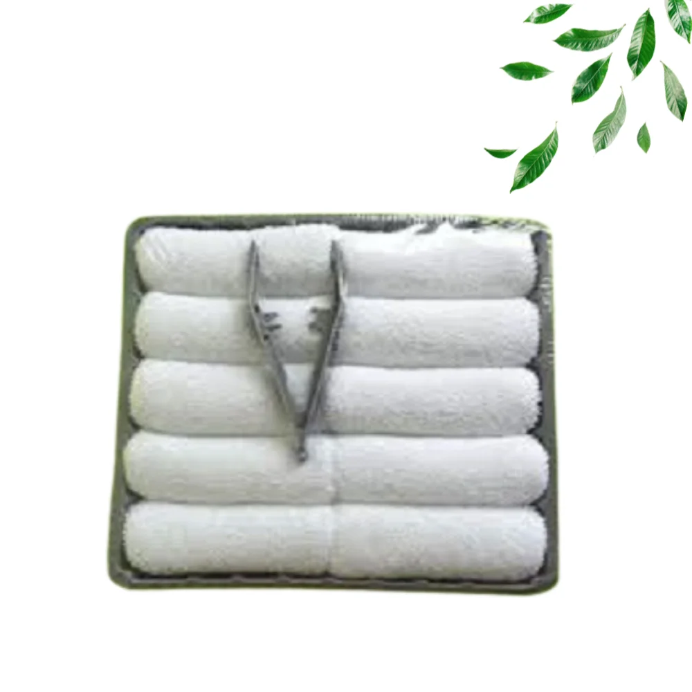 White color AIRLINE TOWELS/HAND TOWELS/KITCHEN TOWELS soft and cleaning towel use for airlane cheap price from vietnam