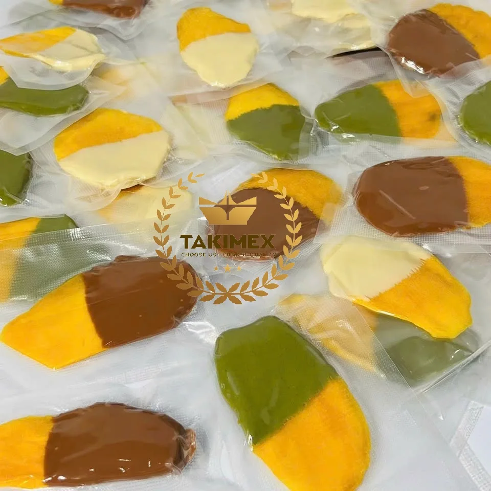 Best Quality Good Price Soft Dried Mango For Exporting Mango Dipped Dark Chocolate Vietnam Takimex Factory Supplier