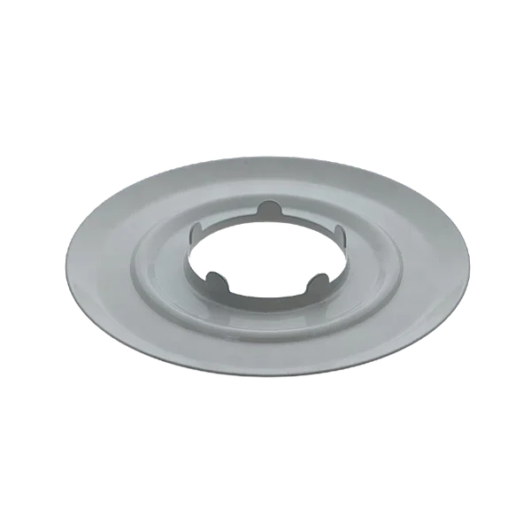 One piece fire sprinkler escutcheon with thread