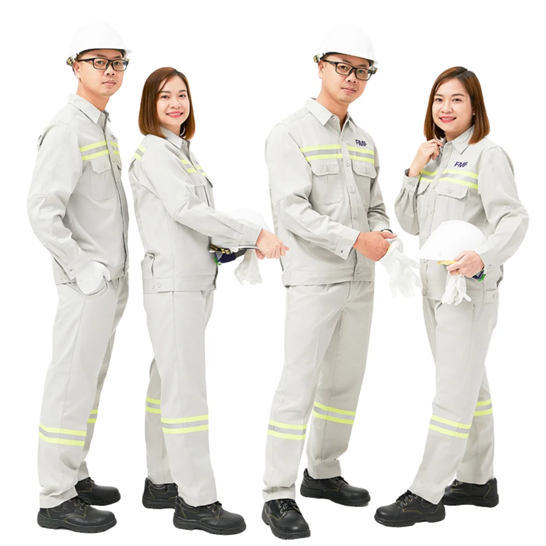 HOT SELLING construction clothes worker security guard shirt workwear oil/gas/car wash uniform breathable - FMF uniform factory